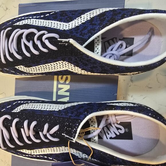 Vans Old Skool 36 LX Premium Skateboarding VN000EFKBX9 Cheetah Navy MENS 10 NEW - Picture 9 of 11